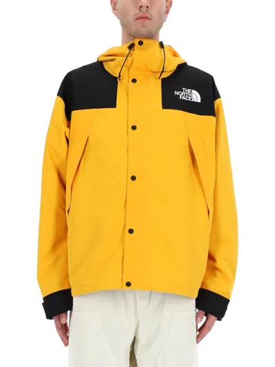 The North Face Dryvent Mono Nylon Windbreaker Jacket In Yellow