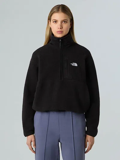 The North Face Yumiori Off-peak Half-zip Fleece Jacket In Black