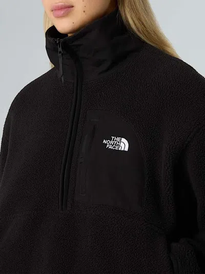 The North Face Yumiori Off-peak Half-zip Fleece Jacket In Black
