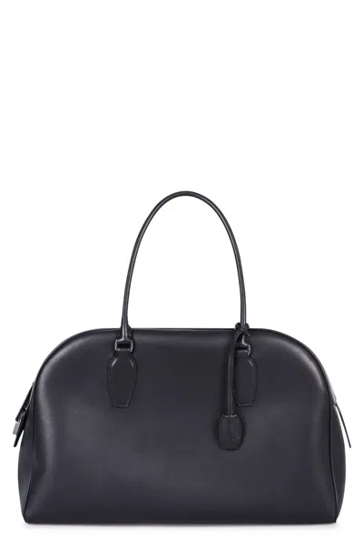 The Row Bag India 12 In Leather In Black