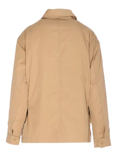 The Row Aurelius Zip Jacket In Brown