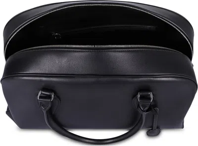 The Row Bag India 12 In Leather In Black