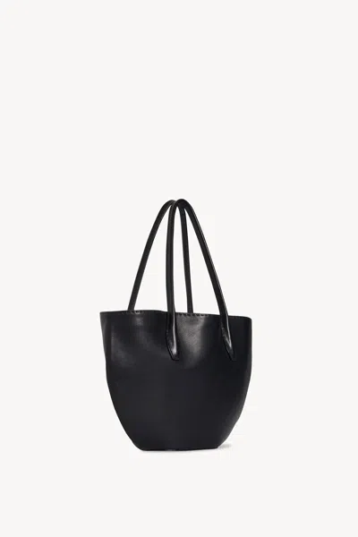 The Row Geometric Alger Tote Bag In Black