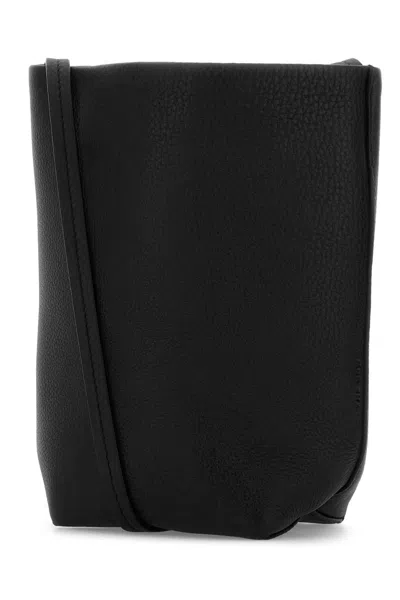 The Row N/s Park Black Shoulder Bag In Brown