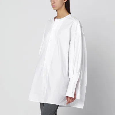 The Latest Thelatest Oversized White Cotton Shirt