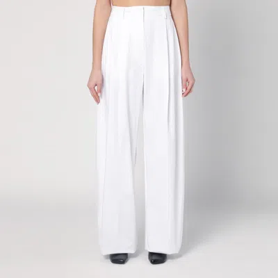 The Latest Thelatest Wide White Billie Trousers