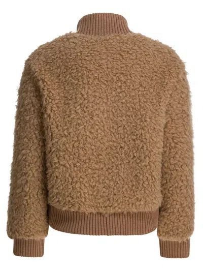 Thelaurent Zip-up Bomber Jacket In Brown