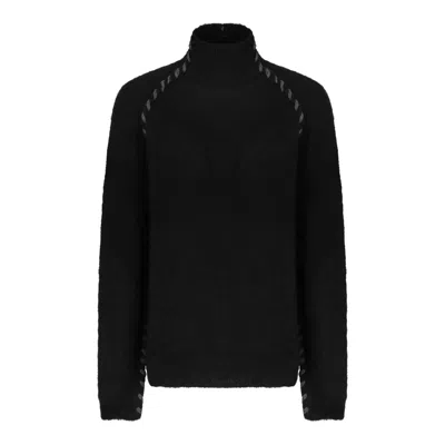 Thom Krom Alpaca Blend Sweater In Black