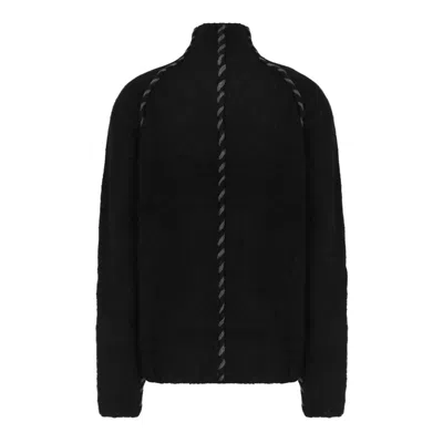 Thom Krom Alpaca Blend Sweater In Black