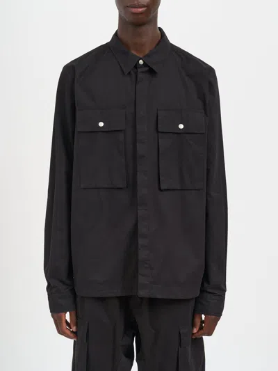 Thom Krom Cotton Blend Shirt In Black