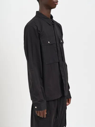 Thom Krom Cotton Blend Shirt In Black