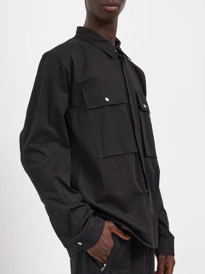 Thom Krom Cotton Blend Shirt In Black