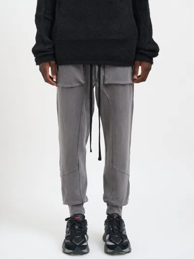 Thom Krom Cotton Cargo Trousers In Gray