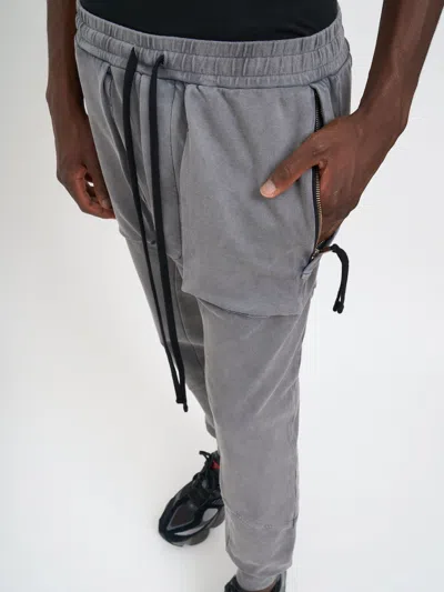 Thom Krom Cotton Cargo Trousers In Gray
