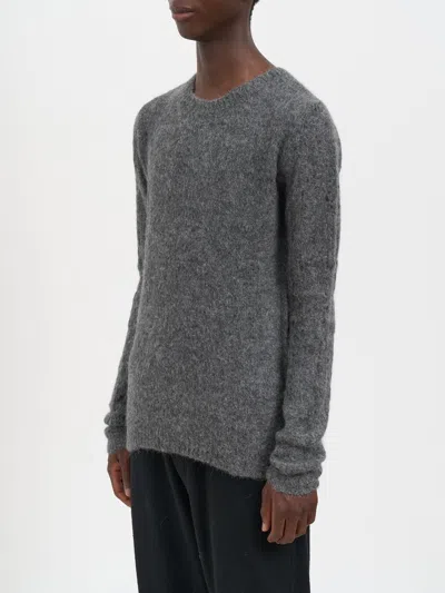 Thom Krom Crew Neck Alpaca Sweater In Gray
