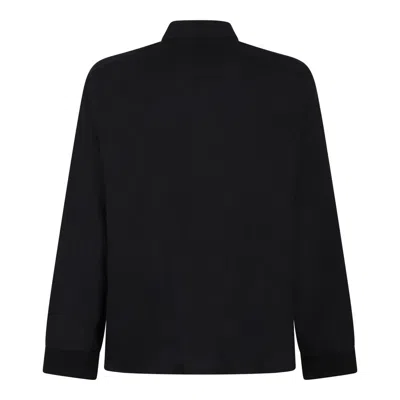 Thom Krom Linen-cotton Blend Shirt In Black