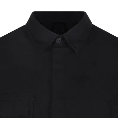 Thom Krom Linen-cotton Blend Shirt In Black
