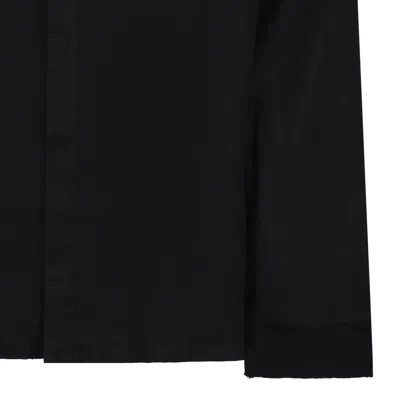 Thom Krom Linen-cotton Blend Shirt In Black