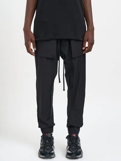 Thom Krom Nylon Jogger Pants In Blue