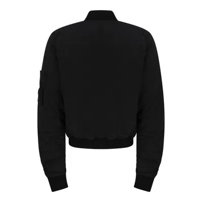 Thom Krom Polyamide Coat With Viscose Lining In Black