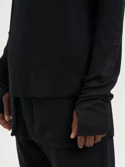 Thom Krom Viscose T-shirt L/s In Black