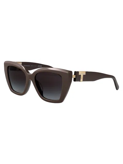 Tiffany & Co Chocolate Truffle Acetate Sunglasses In Brown