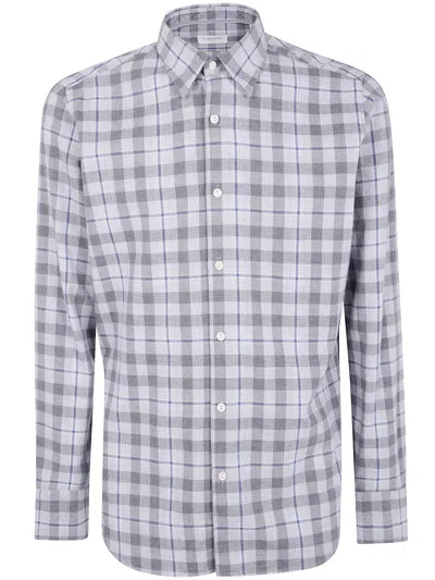 Tintoria Mattei Tartan Shirt Clothing In Gray