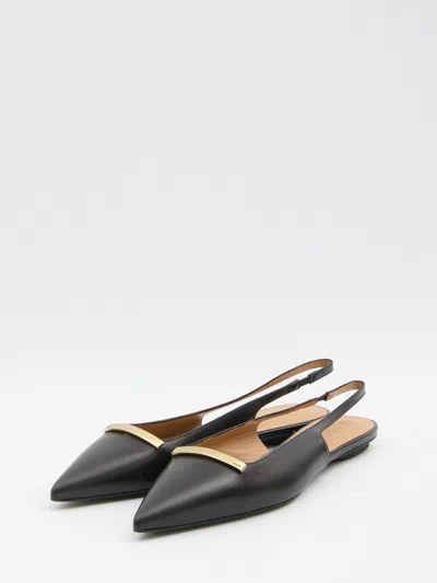 Tod's Pointy-toe Slingback Ballet Flats