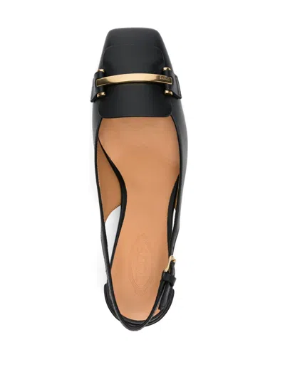 Tod's Leather Pumps For Comfort In Black