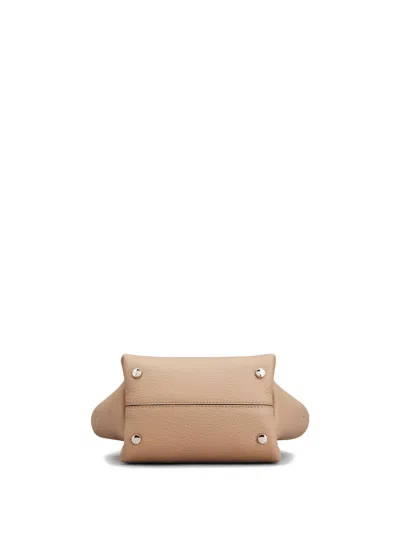 Tod's Micro Leather With Removable Shoulder Strap Bags In Neutral