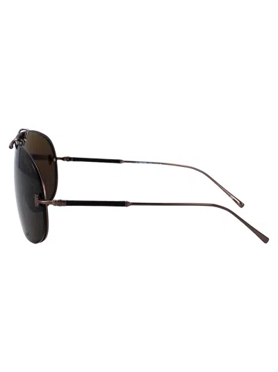 Tom Ford Antracite Luc / Fumo Acetate Sunglasses In Black