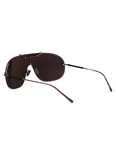 Tom Ford Antracite Luc / Fumo Acetate Sunglasses In Black