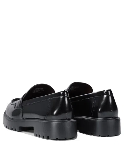 Tory Burch Black Bovine Leather Loafers In Black