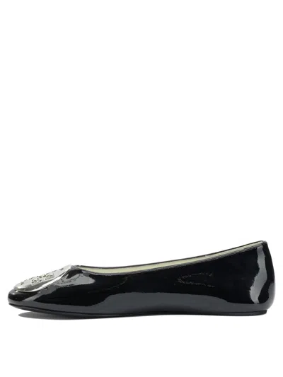 Tory Burch Ballerinas In Black