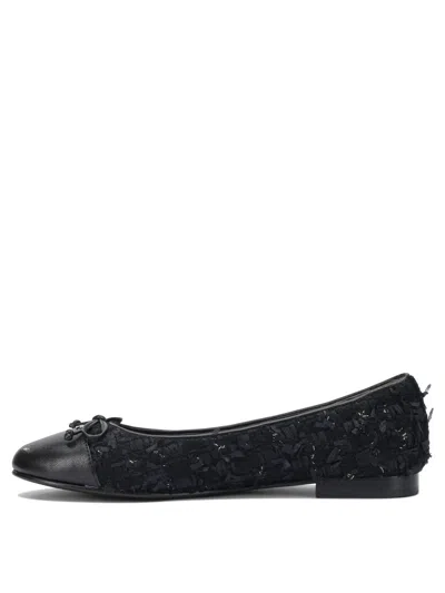 Tory Burch Round Toe Ballerina Shoes With Bow Detail In Multi