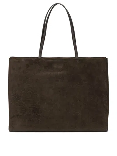 Tory Burch Brown Suede Shoulder Bag In Brown