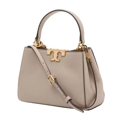 Tory Burch Eleanor Mini Leather Handbag In Neutral
