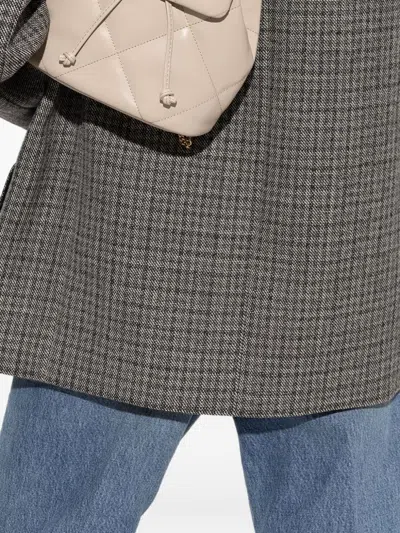 Tory Burch Kira Diamond Small Leather Backpack