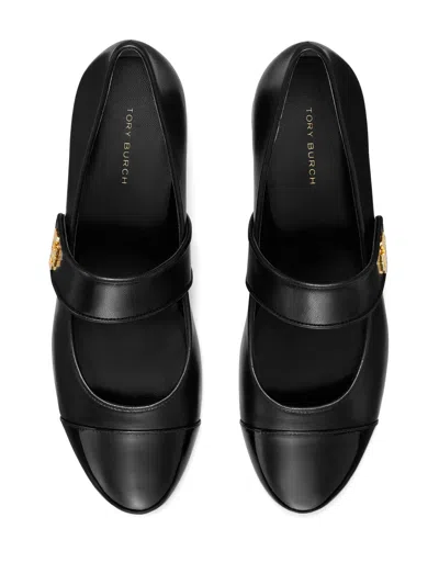 Tory Burch Mary Jane With Contrasting Toe And Heel In Black