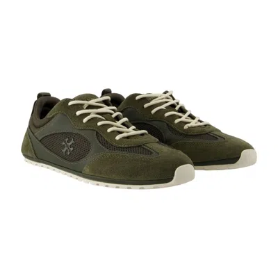 Tory Burch Travel Sneakers In Green