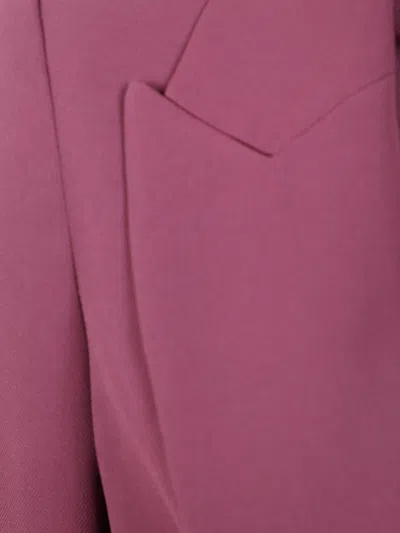 Twinset Twin-set Blazer With Peak Lapels And Button Closure In Pink