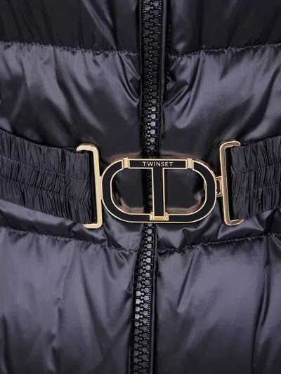 Twinset Twin-set Long Padded With Belt