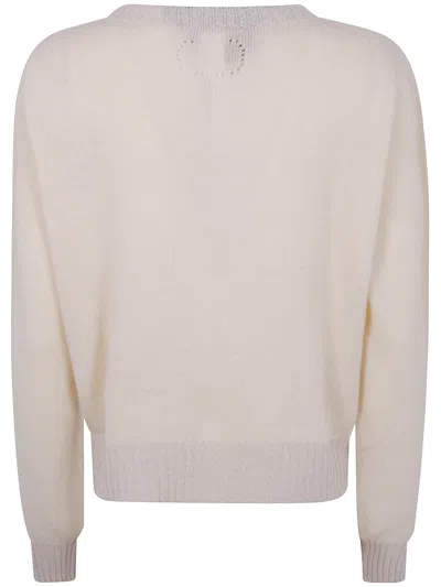 Twinset Twin-set Lurex Sweater In Neutral