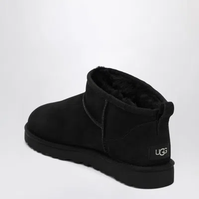 Ugg Classic Ultra Mini Ankle Boots In Black