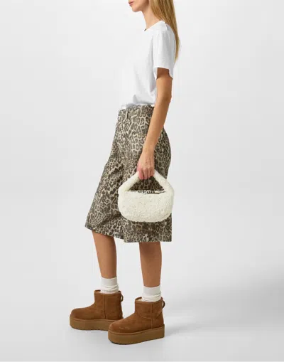 Ugg 50mm Classic Mini Platform Logo-patch Boots In Brown