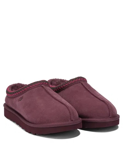 Ugg Bordeaux Leather Textile Loafers In Multi