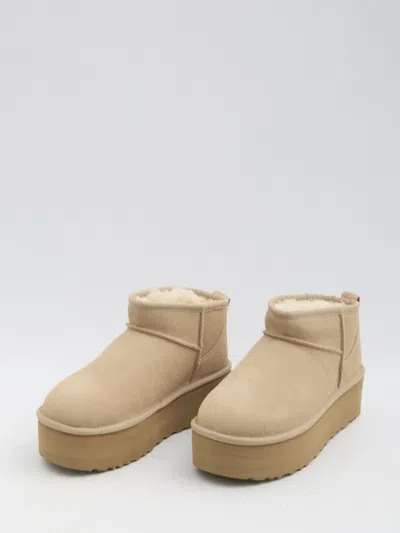 Ugg W Classic Ultra Mini Platform Boots In Multi