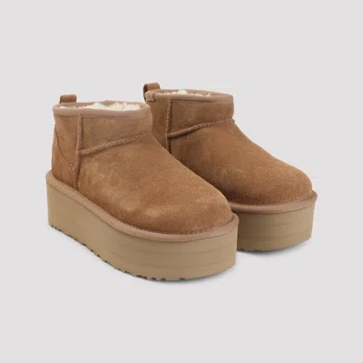 Ugg Classic Ultra Mini Platform Boots In Brown