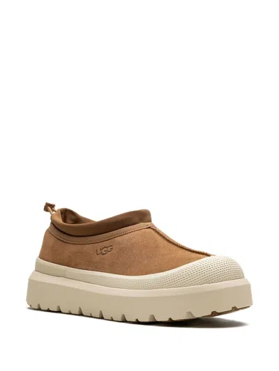 Ugg Biscuit Suede And Rubber Tasman Weather Hybrid Slip Ons