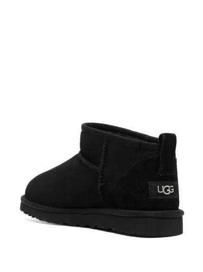 Ugg Classic Ultra Mini Ankle Boots In Black